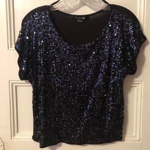 Forever 21 Sparkle Top